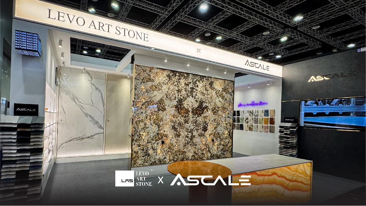 Levo Art Stone booth