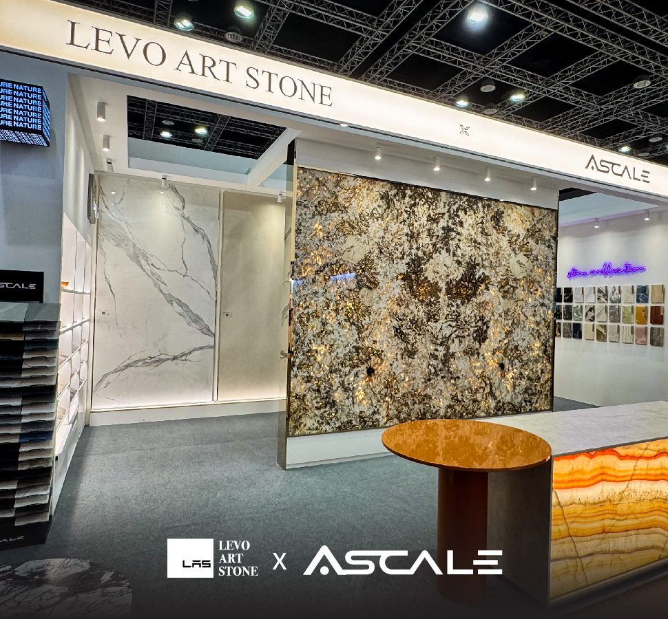Stone Slab Boooth Design Levo Art Stone | Stone Supplier Malaysia | Marble Granite Terrazzo
